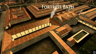 Animation of ancient Roman Fort in Caerleon Wales [upl. by Areta]