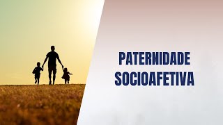 Paternidade socioafetiva [upl. by Eustatius243]