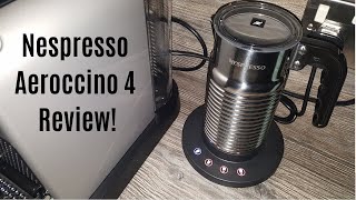 Nespresso Aeroccino 4 Milk Frother Review  Worth upgrading from the Aeroccino 3 [upl. by Amihc151]