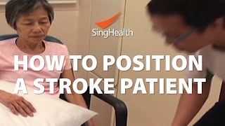 How To Position A Stroke Patient [upl. by Eymaj]