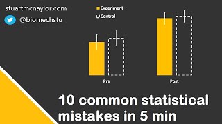 Ten Statistical Mistakes in 5 Min [upl. by Yeltnerb]