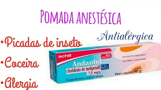 Resenha PomadaAndantol Gel [upl. by Hayikat]