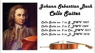 Johann Sebastian Bach  Cello suites in 432 Hz great for reading or studying [upl. by Zobe]