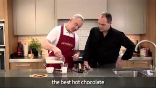 How to make a hot chocolate using an aerolatte milk frother [upl. by Zoila604]