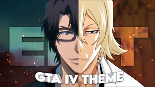 Aizen x Urahara  GTA IV Theme Edit [upl. by Enoob707]